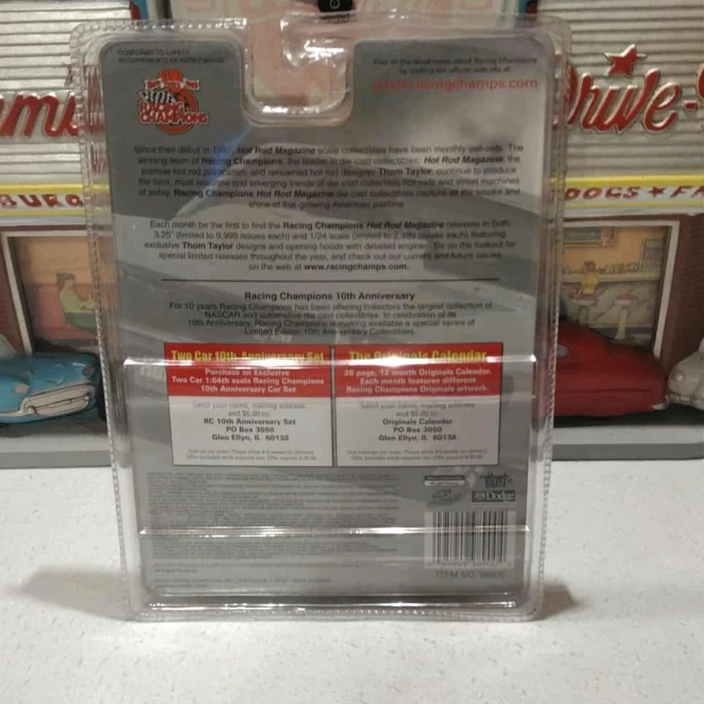 Racing Champions Hot Rod Magazine 1:64 #139 '49 Custom Buick Diecast 1 of 9,999!